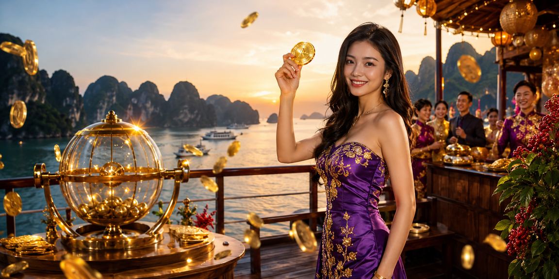 Người chơi xổ số tại Hạ Long Bay thưởng thức cà phê và kiểm tra kết quả nv3